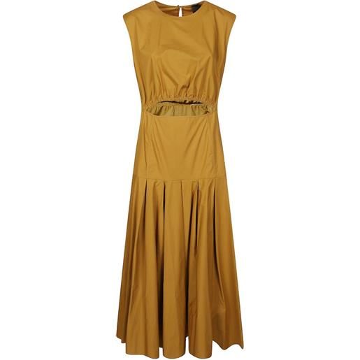 PINKO abito con dettaglio cut-out - marrone