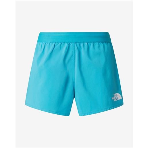 The North Face pantaloni corti The North Face lightbright 4" regular azzurro chiaro donna - l