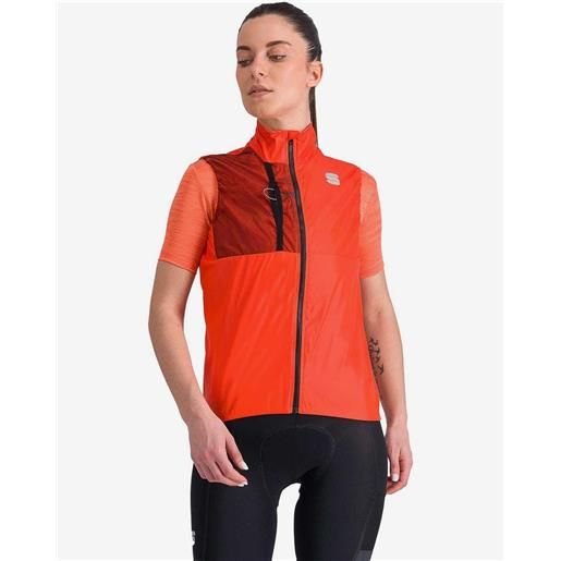 Sportful gilet a vento Sportful super. Giara rosso pompelmo donna - xs