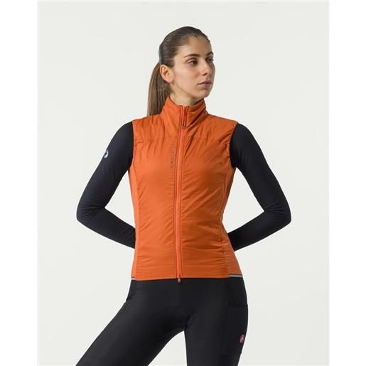 Castelli gilet antivento Castelli fly direct arancione donna - xs