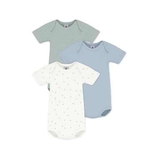 Petit Bateau a0fqk biancheria intima giorno unisex - bimbi 0-24 (pacco da 3)
