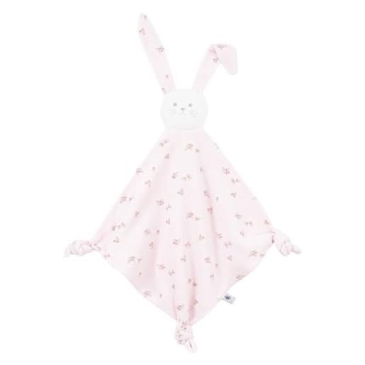 Petit Bateau doudou bambino in cotone stampato a fiori, 0+, barely/multico