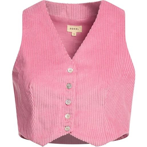 DONNI. - gilet - rosa