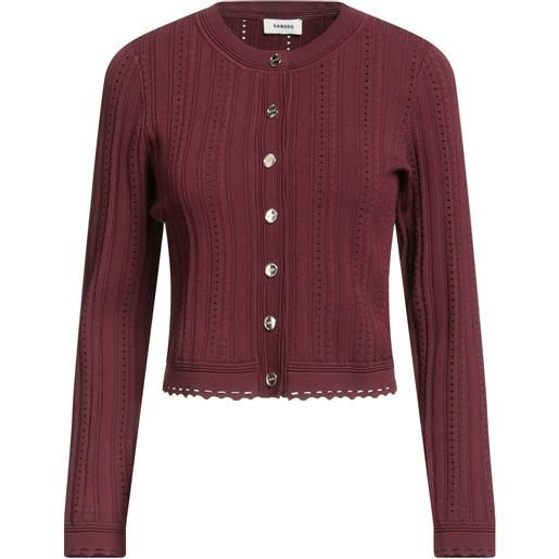 SANDRO - cardigan - bordeaux