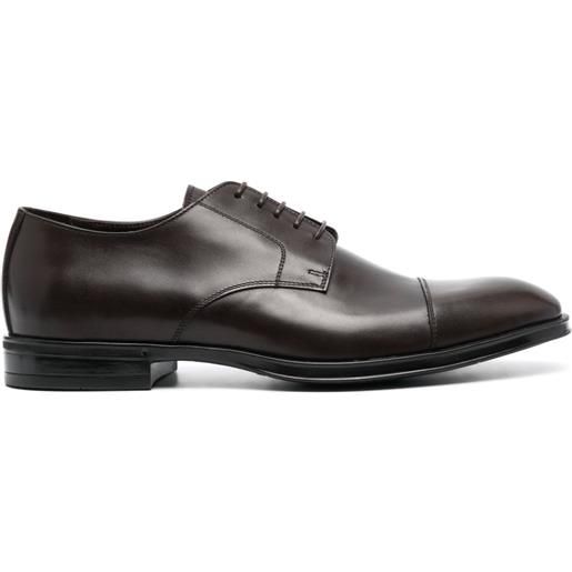 Canali oxford con punta smussata - marrone