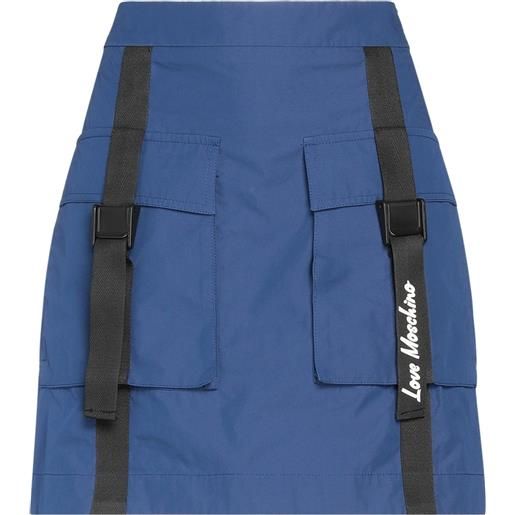 LOVE MOSCHINO - minigonna - blu