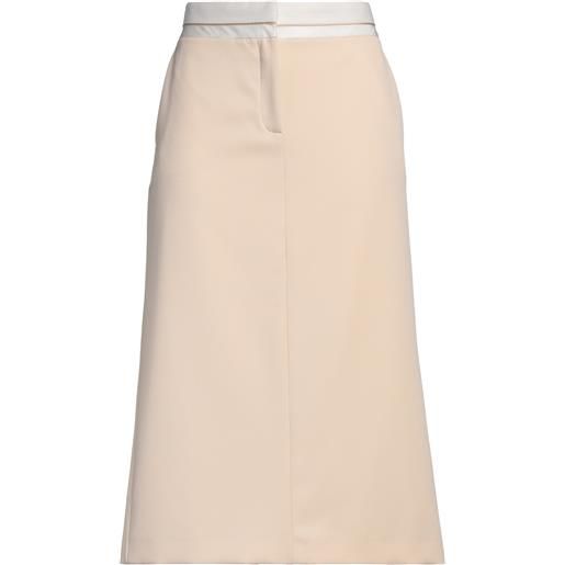 PATRIZIA PEPE - gonna midi - beige