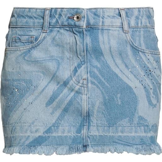PATRIZIA PEPE - gonna jeans - blu