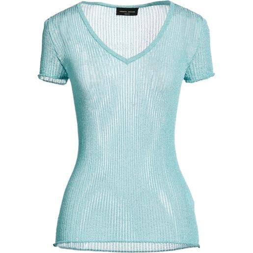 ROBERTO COLLINA - pullover - turchese