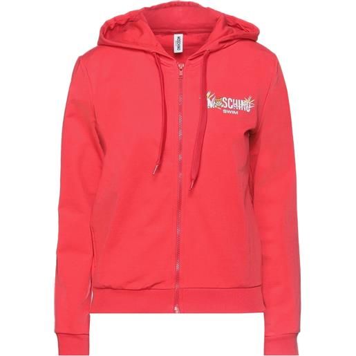 MOSCHINO - felpa - rosso