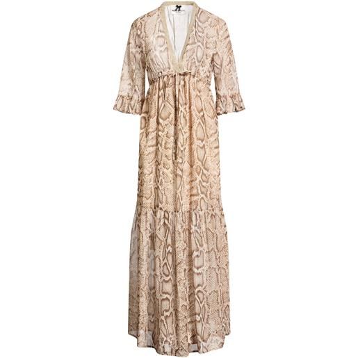 NO SECRETS - vestito lungo - beige